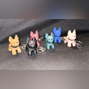 Winner’s choice weighted bull dog key chain / bag charm